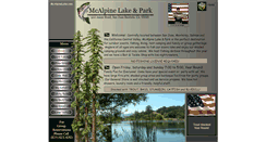 Desktop Screenshot of mcalpinelake.com